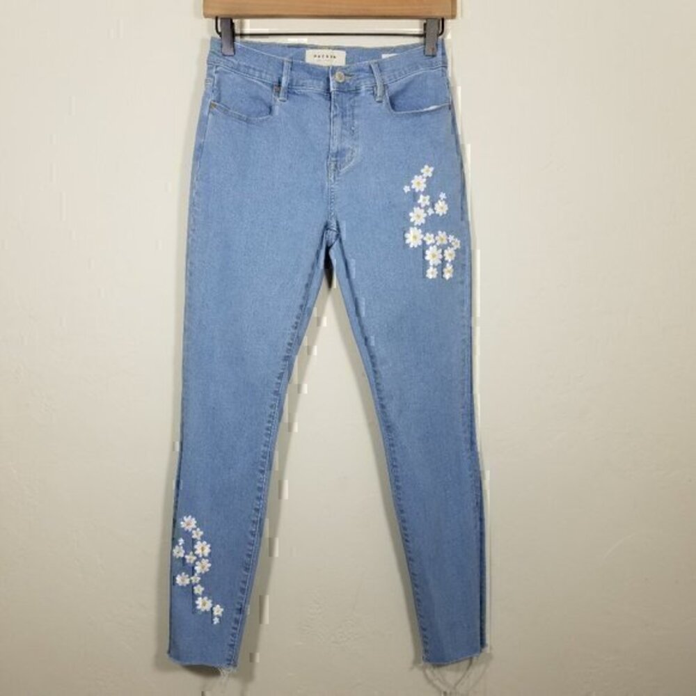 PacSun Ankle Jegging Embroidered Floral Jeans Size 26